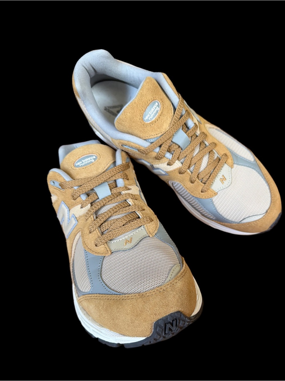 🔥New Balance 2002R Men's 11 Tan and Gray Suede Mesh Lifestyle sneakers - Picture 5 of 13
